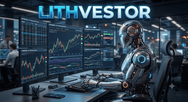 Lithvestor AI trading platform dashboard for Australian traders